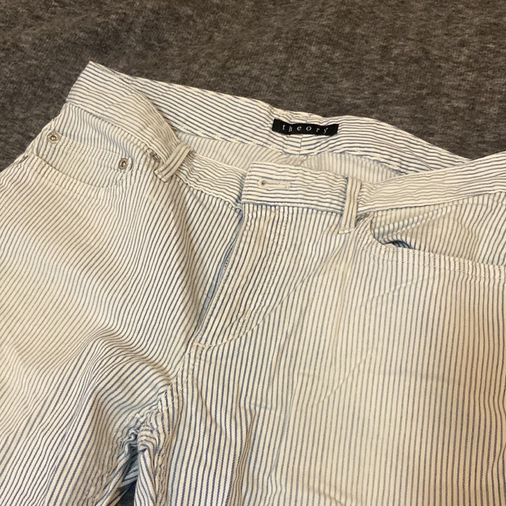 Theory women’s pinstripe pants - Picture 3 of 7